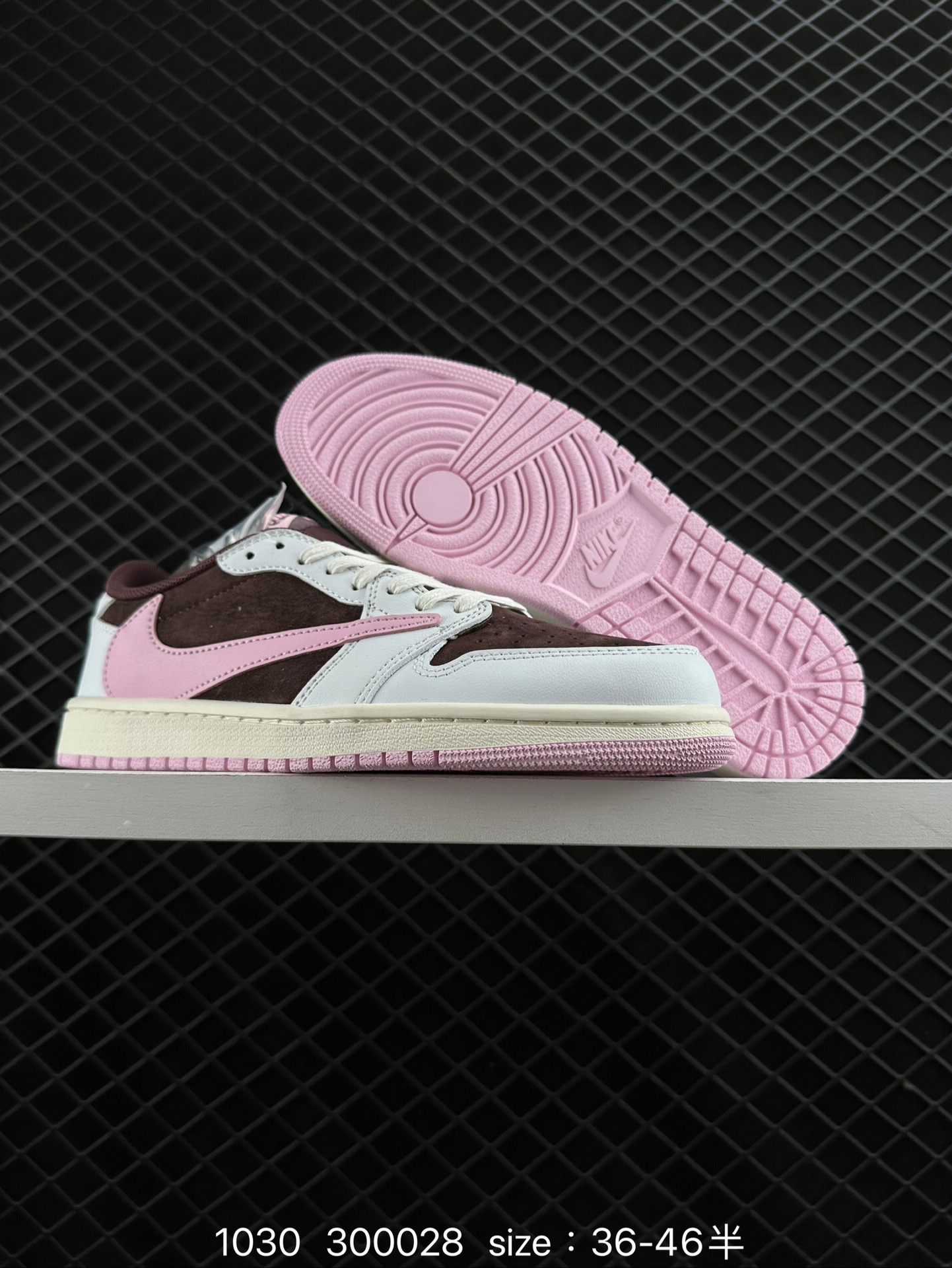 fragment design x Travis Scott x Nike Air Jordan 1 Low OG SP”Black/Green Toe“